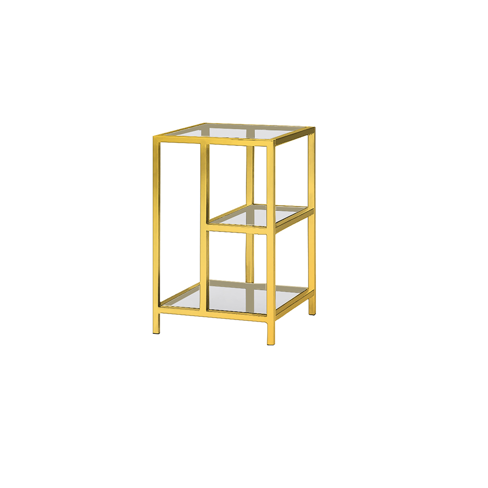 Miley End Table: Gold